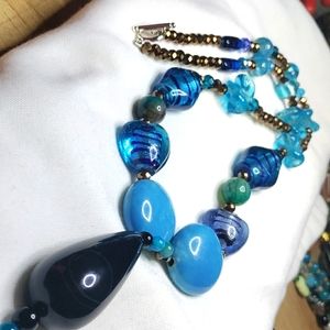 Hand made one of a kind necklace piece from my heart.